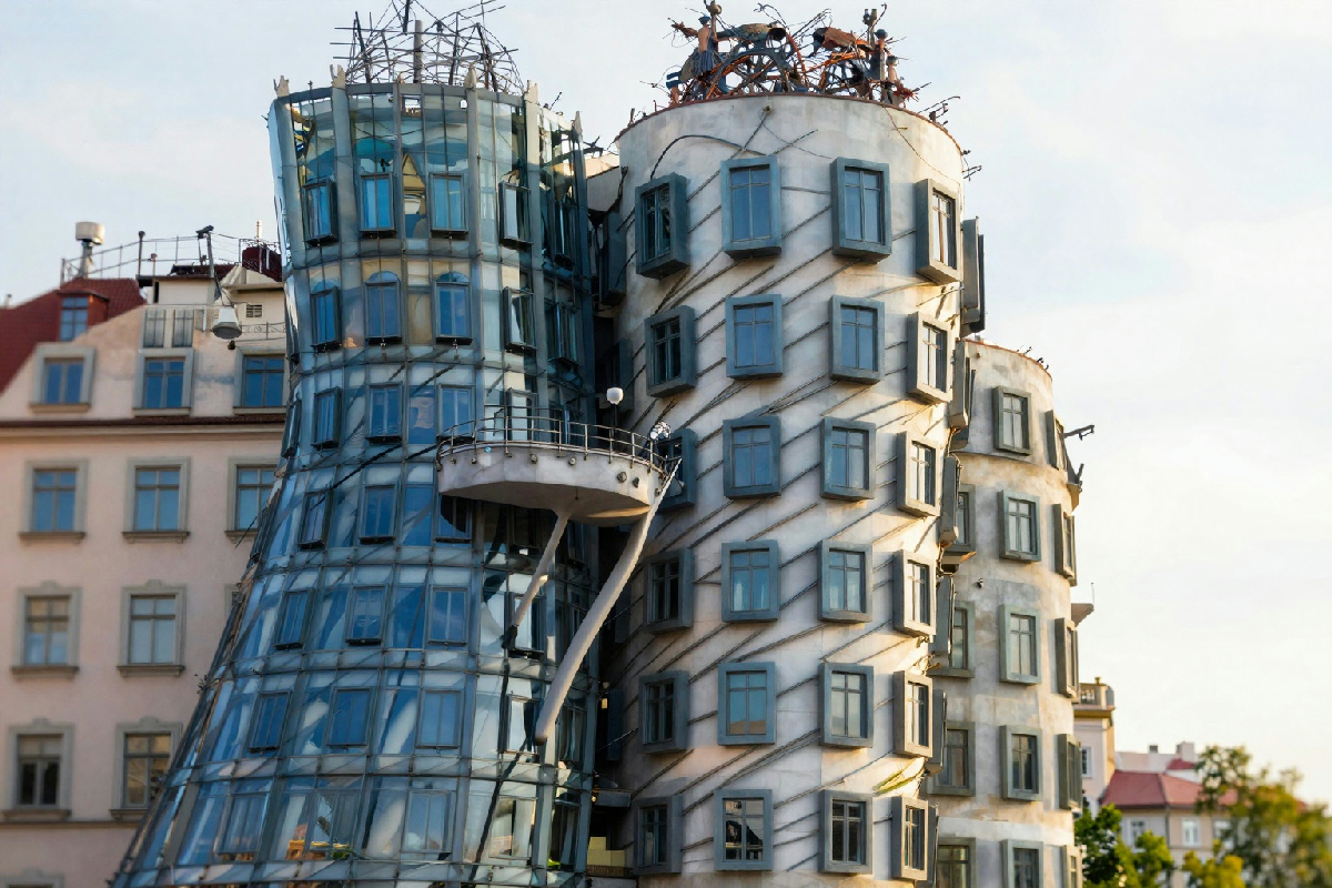 Vivi un'esperienza unica nella casa danzante di Praga, hotel che sorprende per la sua architettura