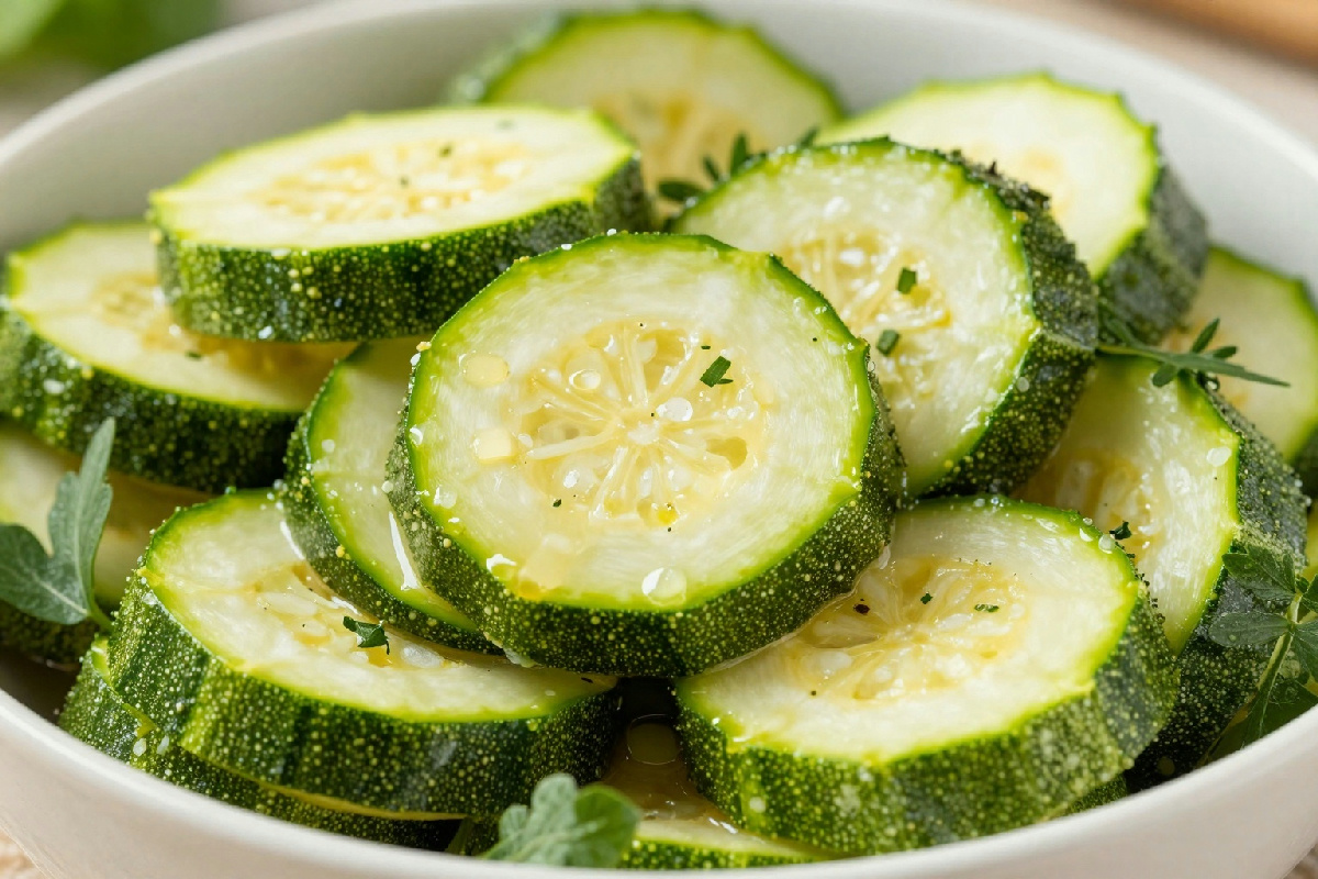 Zucchine crude marinate: diventano tenerissime senza cottura | Un'idea semplice per chi non vuole cucinare